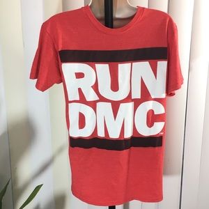 RUN DMC T-Shirt Band Graphic Tee Shirt Small Top